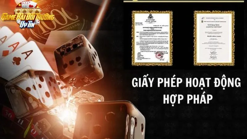 Giấy phép hoạt động hợp pháp