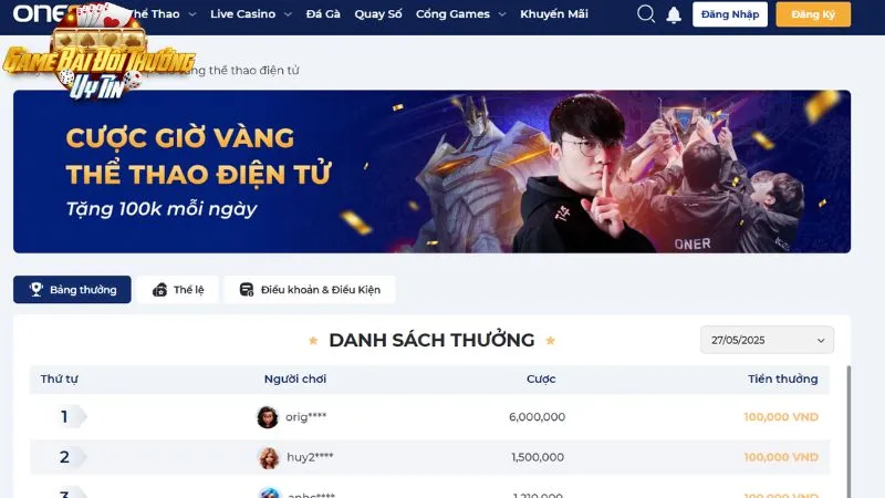 Khuyến mãi One88 đặc biệt và sự kiện định kỳ