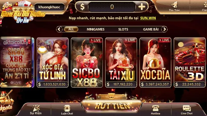 Sunwin – Địa chỉ không thể bỏ lỡ dành cho fan game bài