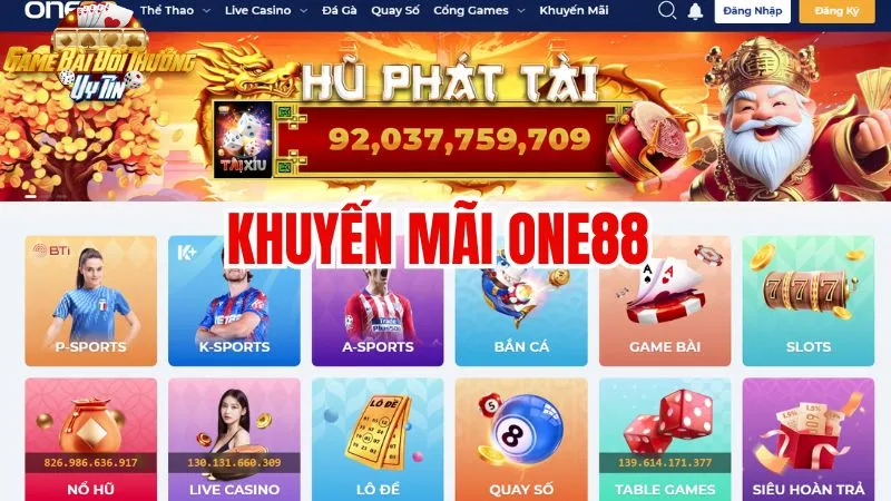 Khuyến mãi One88 – Tổng hợp ưu đãi giá trị nhất 2025